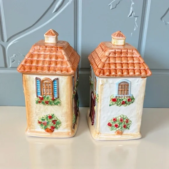 Certified International Piazzette Italian Villa Salt & Pepper Shaker Set - Picture 3 of 4